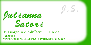 julianna satori business card